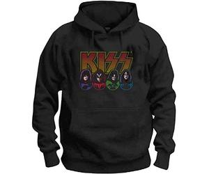 Kiss - Felpa # XL Unisex Black # Logo, Faces & Icons [Import]