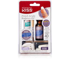 KISS French Acrylic Sculpture Kit ensemble pour french manucure 40 pcs