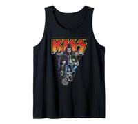 Kiss Hard Rock Music Band Neon Band by Rock Off Débardeur