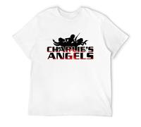 Kiss Home Charlie's Angels 70S TV Show Series Retro Vintage Hipster Unisex T-Shirt White S