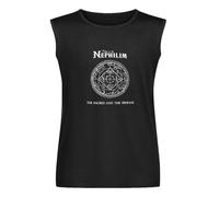 Kiss Home Fields of The Nephilim Band Logo Tshirt Men's Sleeveless T-Shirt Black