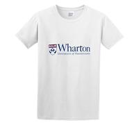 Kiss Home Wharton University Logo of Pennsylvania Business School T-Shirt White 3XL