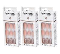 KISS Impress Color Kit Faux-Ongles Gel - Evanesce 3x1 pc(s)