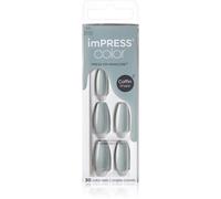 KISS imPRESS Color Medium Faux ongles Going Green 30 pcs