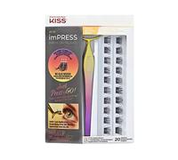 KISS imPRESS Press-on Falsies faux-cils individuels avec nœud 01 Natural 20 pcs