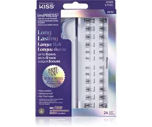 KISS imPRESS LongLasting grappes de faux-cils auto-adhésifs 20 pcs