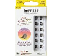KISS imPRESS Press-On Falsies Classy Natural Single Pack 12 Pce 12 Pce