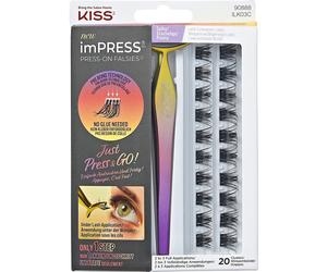 KISS imPRESS Press-On Falsies Look « Spiky Lash » - Extensions de cils autocollantes 20 Pce 20 Pce