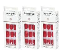 KISS imPRESS® Press-on Manicure Faux-Ongles 3x1 pc(s)