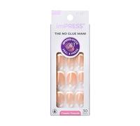 KISS imPRESS Press On Nails “Model” - Faux ongles autocollants effet gel, press on nails sans colle, manucure instantanée, faux ongles réutilisables avec tenue longue durée