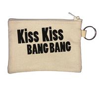 Kiss Kiss Bang Bang Porte-clés porte-monnaie Beige