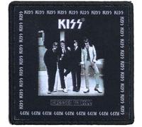 Kiss - Kiss Patch Dressed To Kill Band Logo Nouveau Officiel Noir Printed Iron On Size One Size