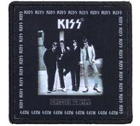 Kiss - Kiss Patch Dressed To Kill Band Logo Nouveau Officiel Noir Printed Iron On Size One Size