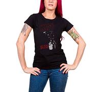 Kiss - Kiss T Shirt Do You Love Me Band Logo Nouveau Officiel Femme Skinny Fit Noir Size L