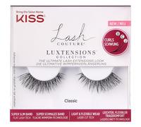 KISS Lash Couture LuXtensions Collection 1 paire de faux cils classiques, légers et flexibles avec bande et colle à cils