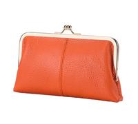Kiss Lock Coin Purse For Women, Coin Purse Wallet With Clasp, PU Leather Coin Purse, Large Capacity Coin Holder, Credit Cards Cash Coin Holder, Stylish Kiss Lock Purse, Women's Coin Purse Wallet, Leat