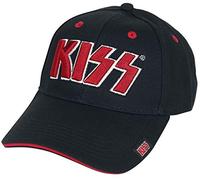 Kiss Logo Rouge & Blanc - Casquette Casquette Noir