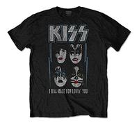 KISS 'Made for Lovin You' (Black) Kids T-Shirt (3-4 Years)