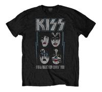 Kiss Made for Lovin' You Officiel T-Shirt Garçons Enfants 11-12 Ans