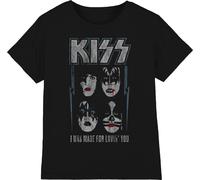 Kiss - "Made For Lovin' You" T-shirt homme/femme unie RO9755 (XXL) (Noir)