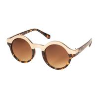 Kiss MAJESTIC Lunettes de Soleil Homme Femme - Design Rond Audacieux & Élégant avec Style Vintage & Avant-Garde - Monture Légère avec Détails Métalliques - Verres UV400 pour une Protection Totale