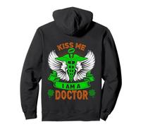 Kiss Me I'm A Doctor Lucky Charm Shamrock St Patricks Day Sweat à Capuche