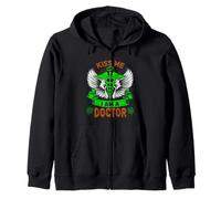 Kiss Me I'm A Doctor Lucky Charm Shamrock St Patricks Day Sweat à Capuche