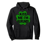 Kiss Me I'm Burundian St Patrick Day Burundi Pride Sweat à Capuche