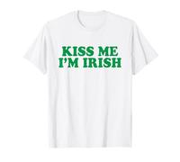 Kiss Me Im Irish Shirt for Men Women, Funny St Patricks Day T-Shirt