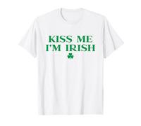Kiss Me Im Irish Shirt for Men Women, Funny St Patricks Day T-Shirt