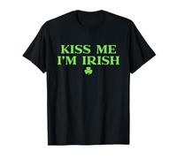 Kiss Me Im Irish Shirt for Men Women, Funny St Patricks Day T-Shirt