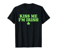 Kiss Me Im Irish Shirt for Men Women, Funny St Patricks Day T-Shirt