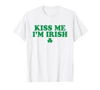 Kiss Me Im Irish Shirt for Men Women, Funny St Patricks Day T-Shirt