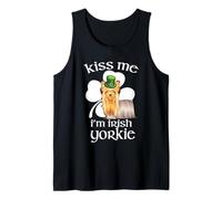 Kiss Me I'm Irish Yorkshire Terrier Dog St Patricks Day Débardeur