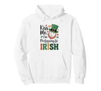 Kiss Me I'm Pretending to be Irish St Patrick Day Humour Sweat à Capuche