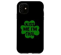 Kiss Me I'm Thai Costume Amusant pour la Saint-Patrick Coque pour iPhone 11