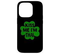 Kiss Me I'm Thai Costume Amusant pour la Saint-Patrick Coque pour iPhone 14 Pro