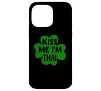Kiss Me I'm Thai Costume Amusant pour la Saint-Patrick Coque pour iPhone 14 Pro Max