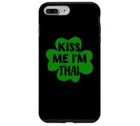 Kiss Me I'm Thai Costume Amusant pour la Saint-Patrick Coque pour iPhone 7 Plus/8 Plus