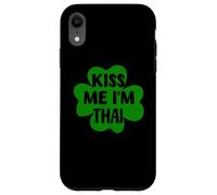 Kiss Me I'm Thai Costume Amusant pour la Saint-Patrick Coque pour iPhone XR