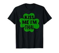 Kiss Me I'm Thai Costume Amusant pour la Saint-Patrick T-Shirt