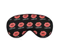 Kiss Me Lips Sleep Mask Night Cover Eye pour femmes hommes BlockLight pour avion voyage sieste sangle réglable