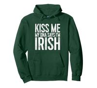 Kiss Me My DNA Says I'm Irish Shirt Funny St Patrick Day Sweat à Capuche