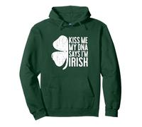 Kiss Me My DNA Says I'm Irish Shirt Funny St Patrick Day Sweat à Capuche