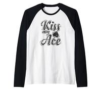 Kiss My Ace Poker ou Skat Jeu de Cartes Manche Raglan