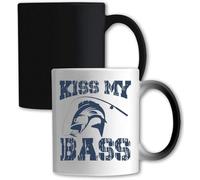 Kiss My Bass Tasse à changement de couleur Blanc