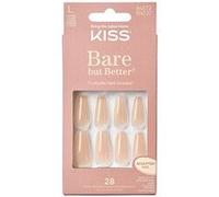 Kiss My Face - Bare But Better Nails Nude Drama ( 28 Pcs )