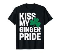 Kiss My Ginger Pride Funny Irish St Patrick T-Shirt