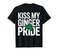 Kiss My Ginger Pride Funny Irish St Patrick T-Shirt