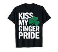 Kiss My Ginger Pride Funny Irish St Patrick T-Shirt